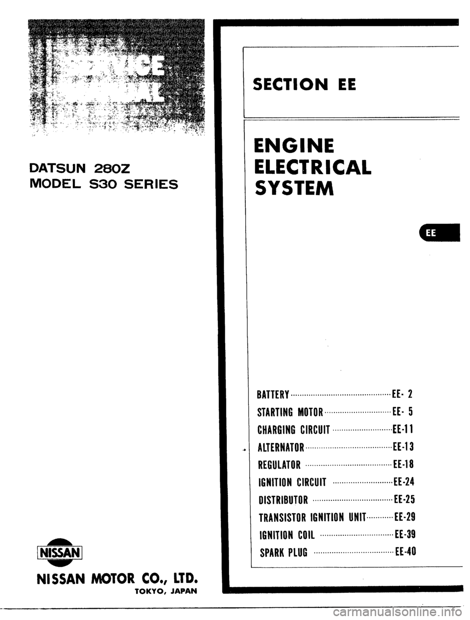 DATSUN 510 1979  Service Repair Manual 