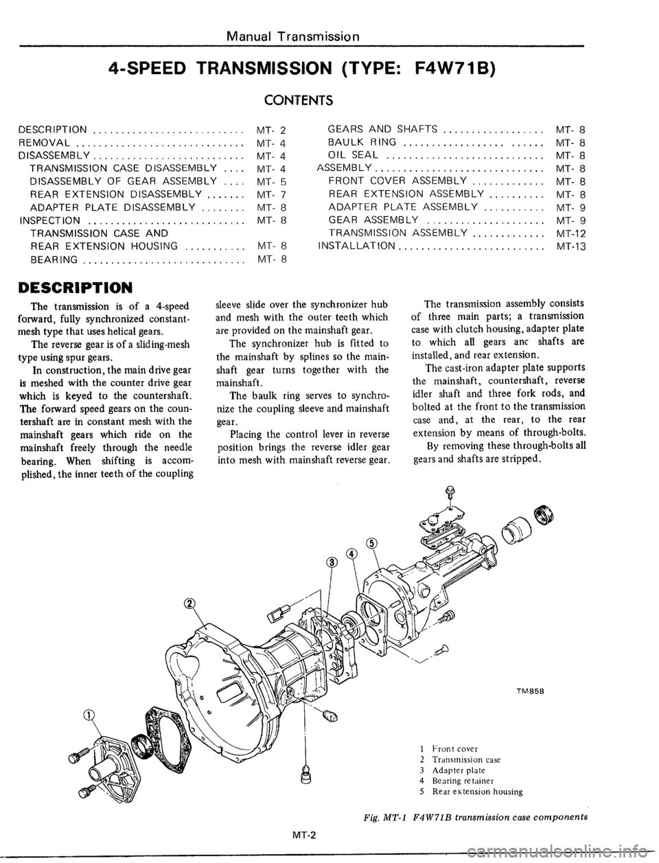DATSUN 510 1979  Service Repair Manual 
