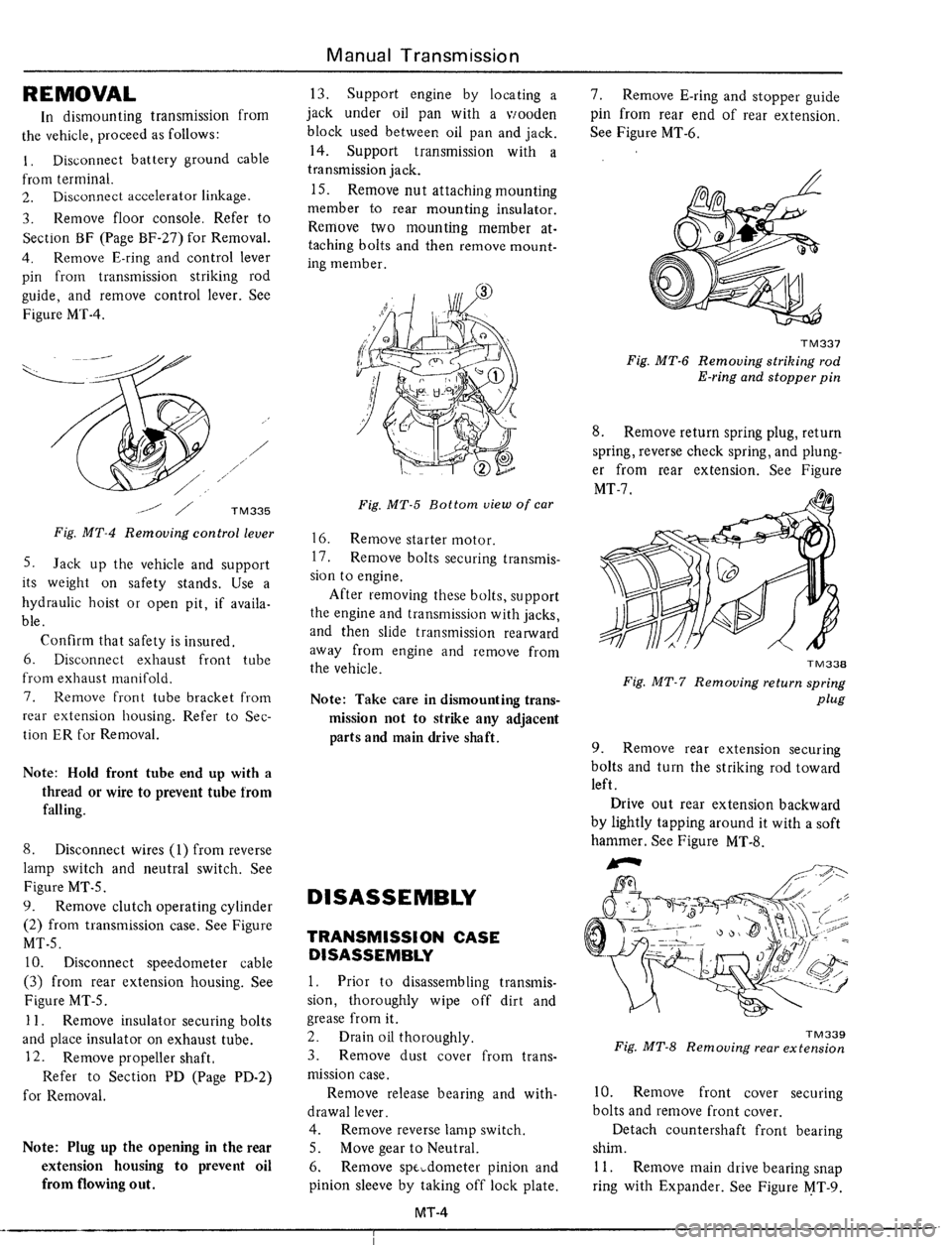 DATSUN 510 1979  Service Repair Manual 