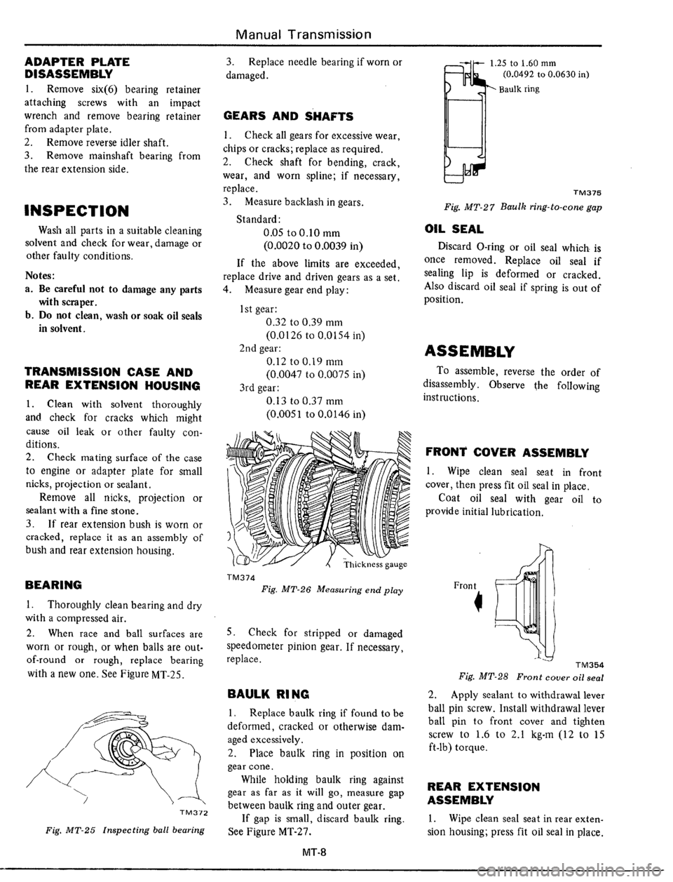 DATSUN 510 1979  Service Repair Manual 
