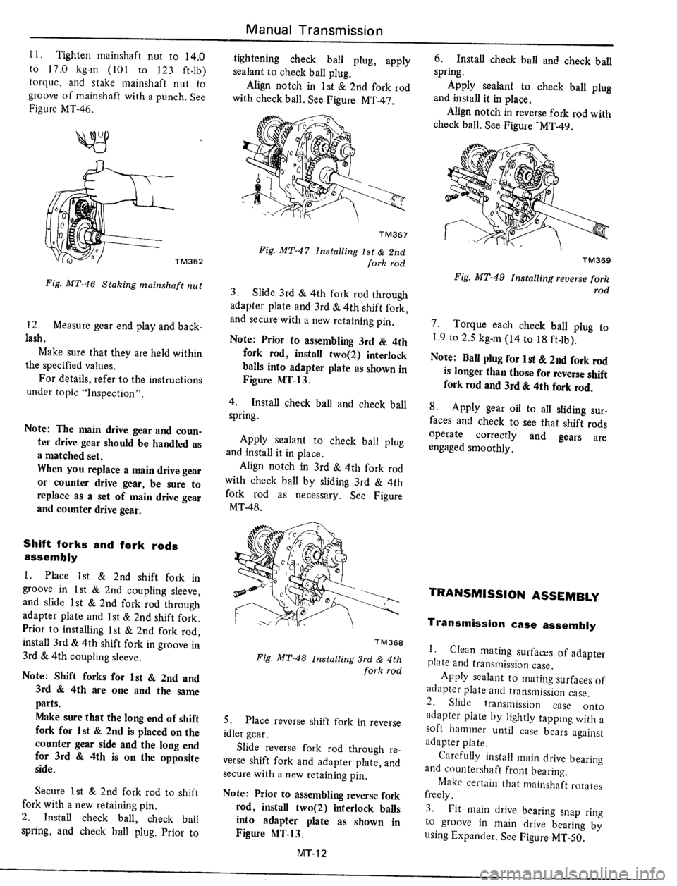 DATSUN 510 1979  Service Repair Manual 