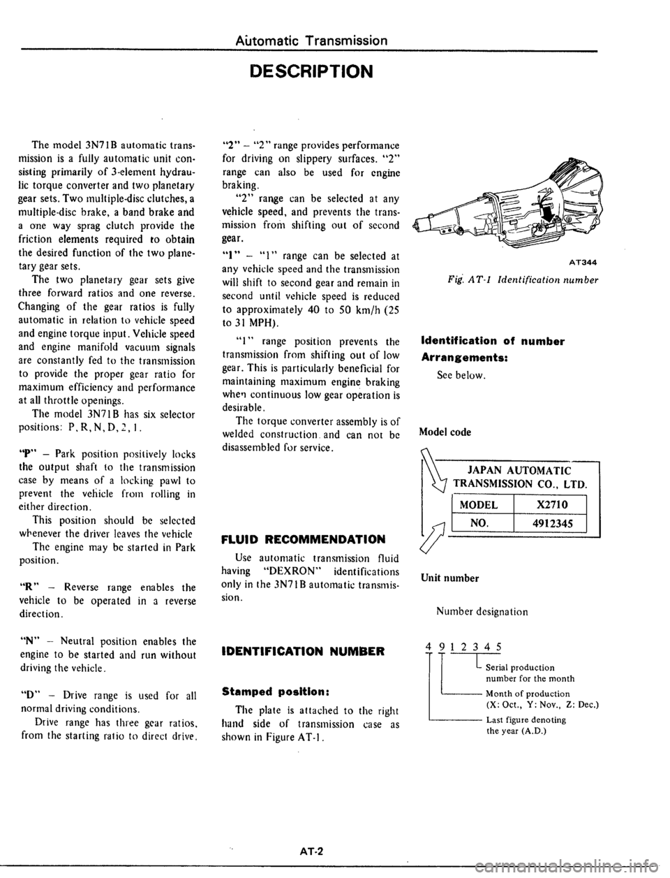 DATSUN 510 1979  Service Repair Manual 