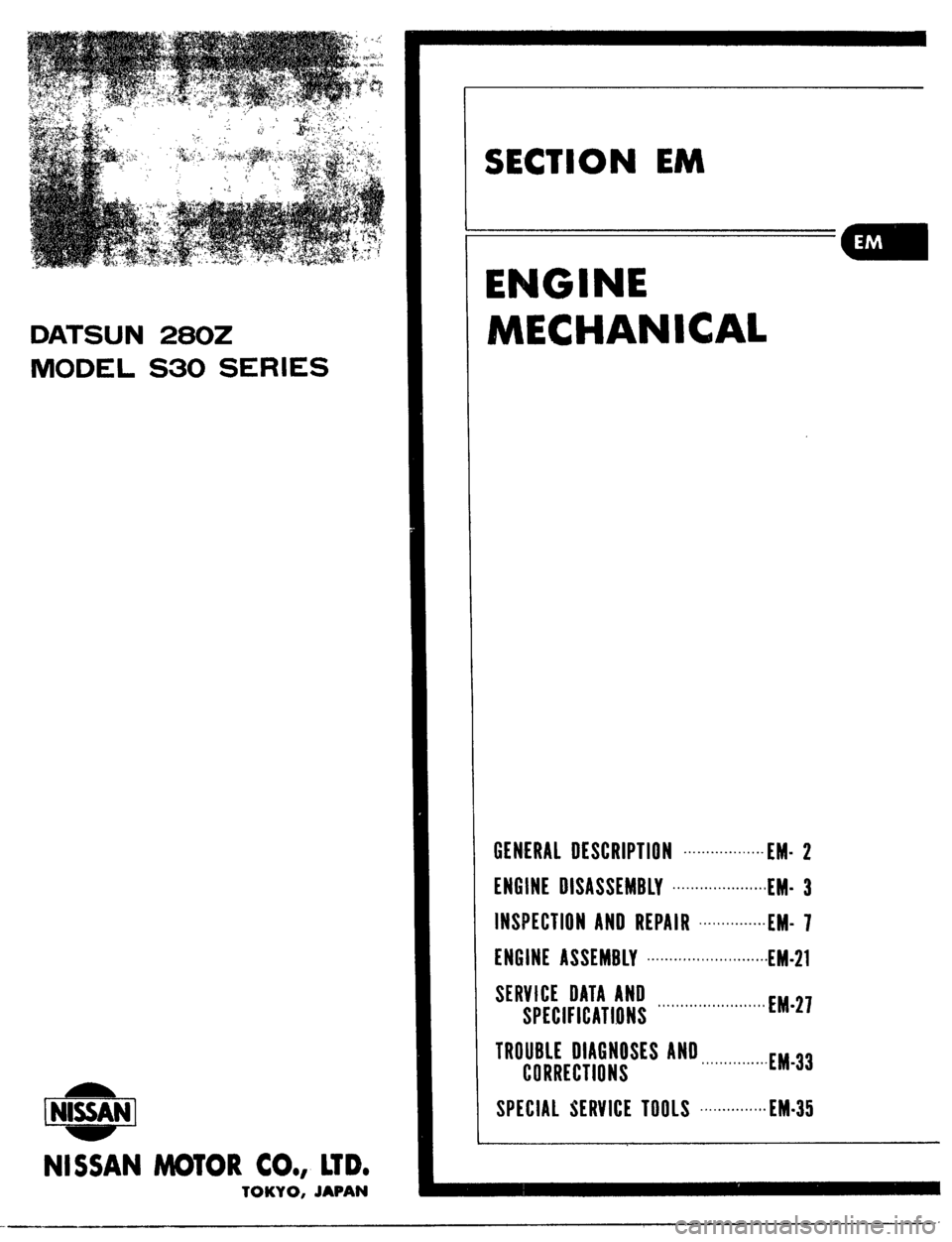 DATSUN 510 1979  Service Repair Manual 