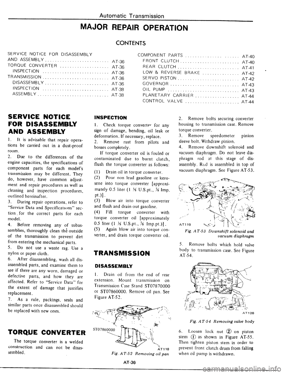 DATSUN 510 1979  Service Repair Manual 