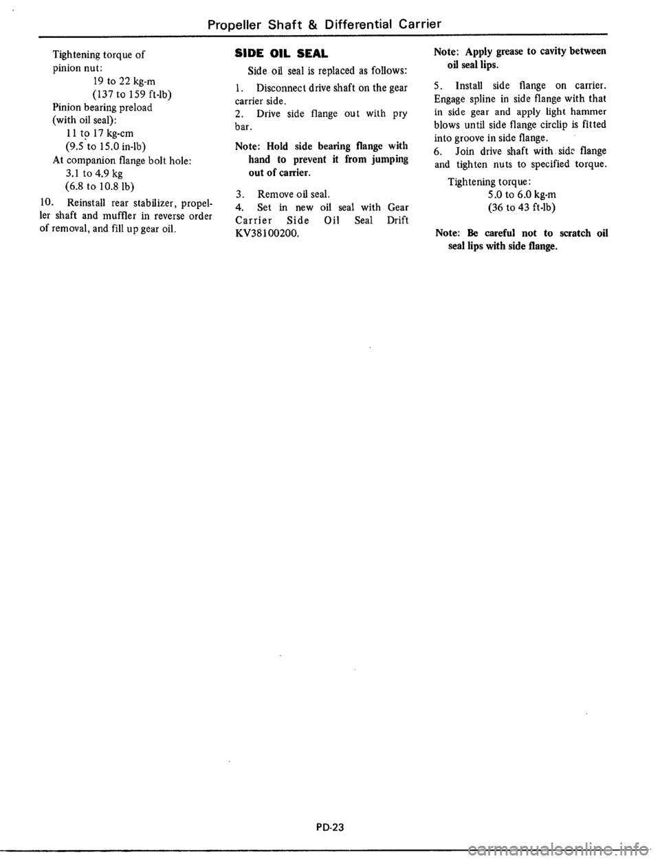 DATSUN 510 1979  Service Repair Manual 