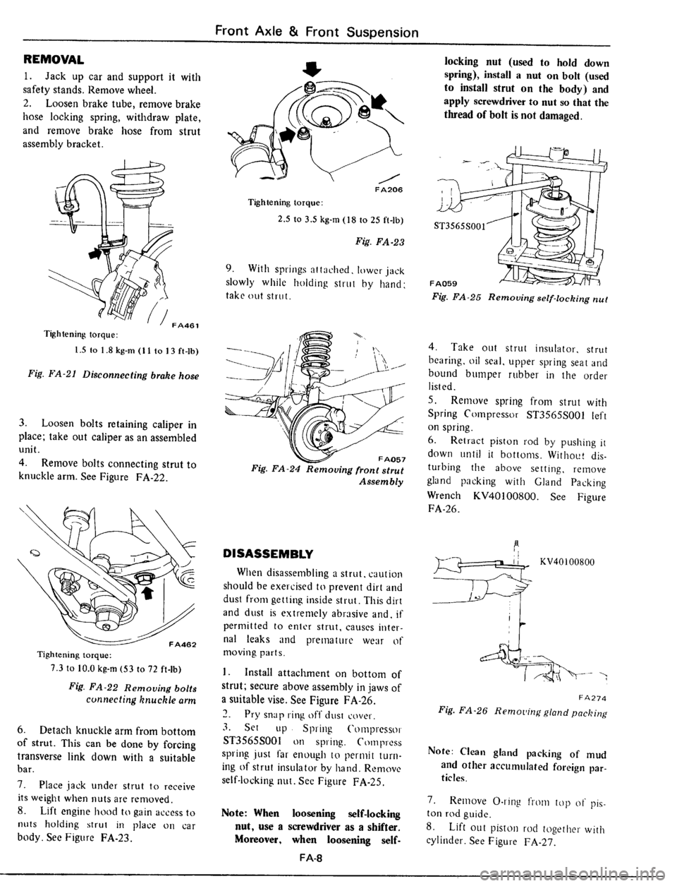 DATSUN 510 1979  Service Repair Manual 
