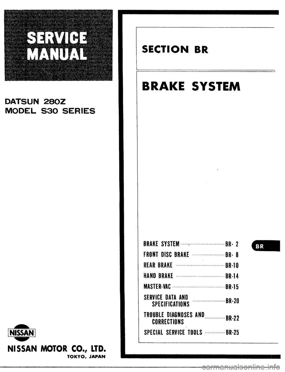 DATSUN 510 1979  Service Repair Manual 