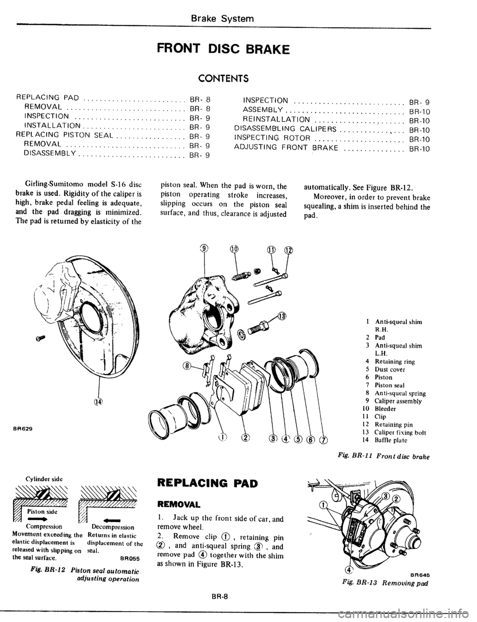 DATSUN 510 1979  Service Repair Manual 