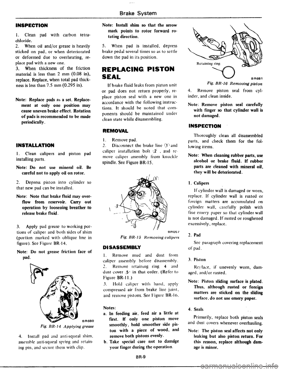 DATSUN 510 1979  Service Repair Manual 