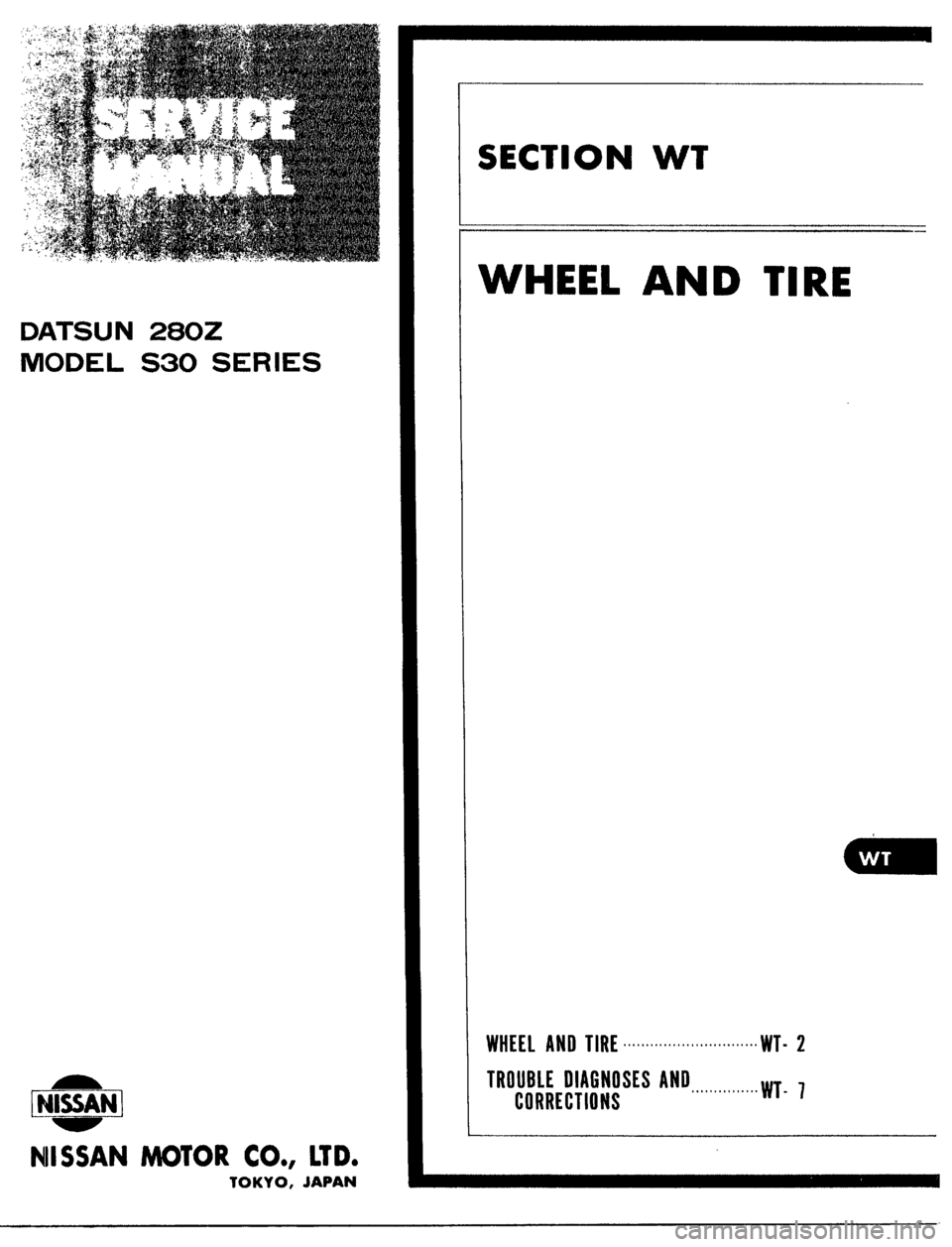 DATSUN 510 1979  Service Repair Manual 
