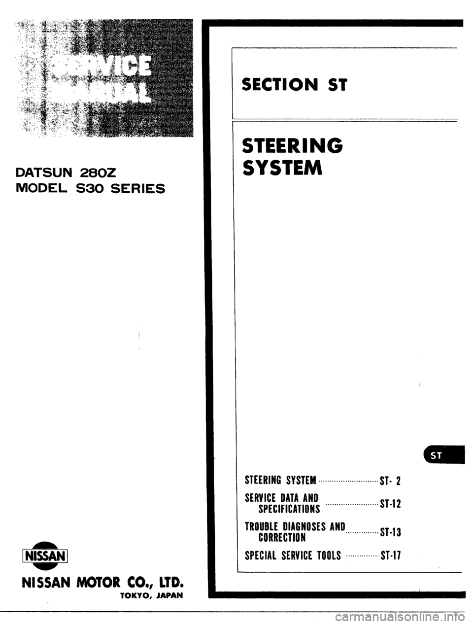 DATSUN 510 1979  Service Repair Manual 