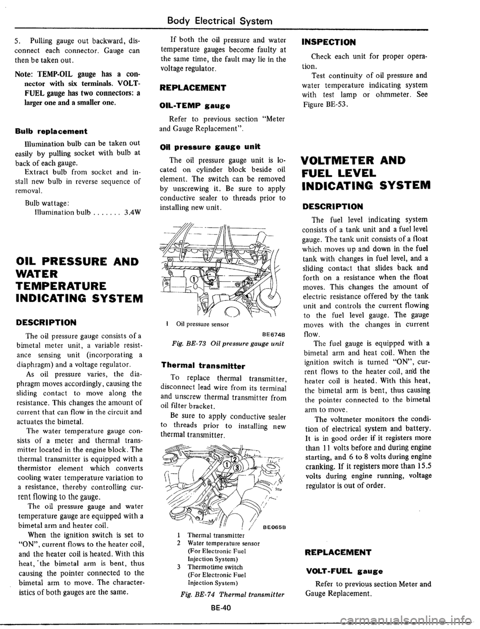 DATSUN 510 1979  Service Repair Manual 