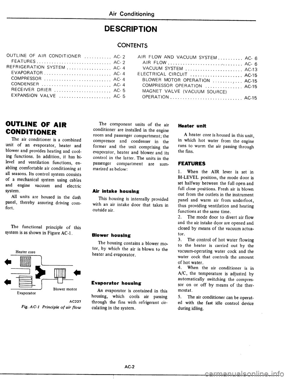 DATSUN 510 1979  Service Repair Manual 