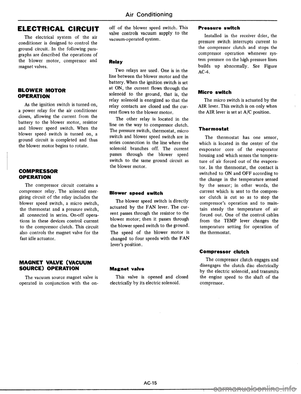 DATSUN 510 1979  Service Repair Manual 