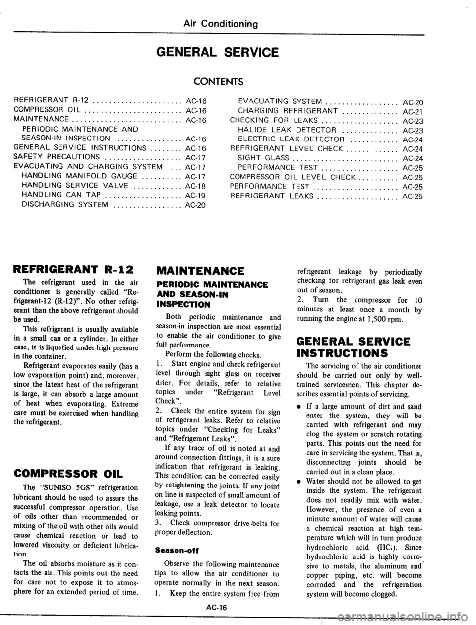 DATSUN 510 1979  Service Repair Manual 