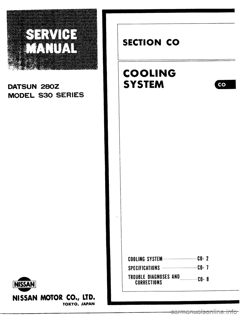 DATSUN 510 1979  Service Repair Manual 