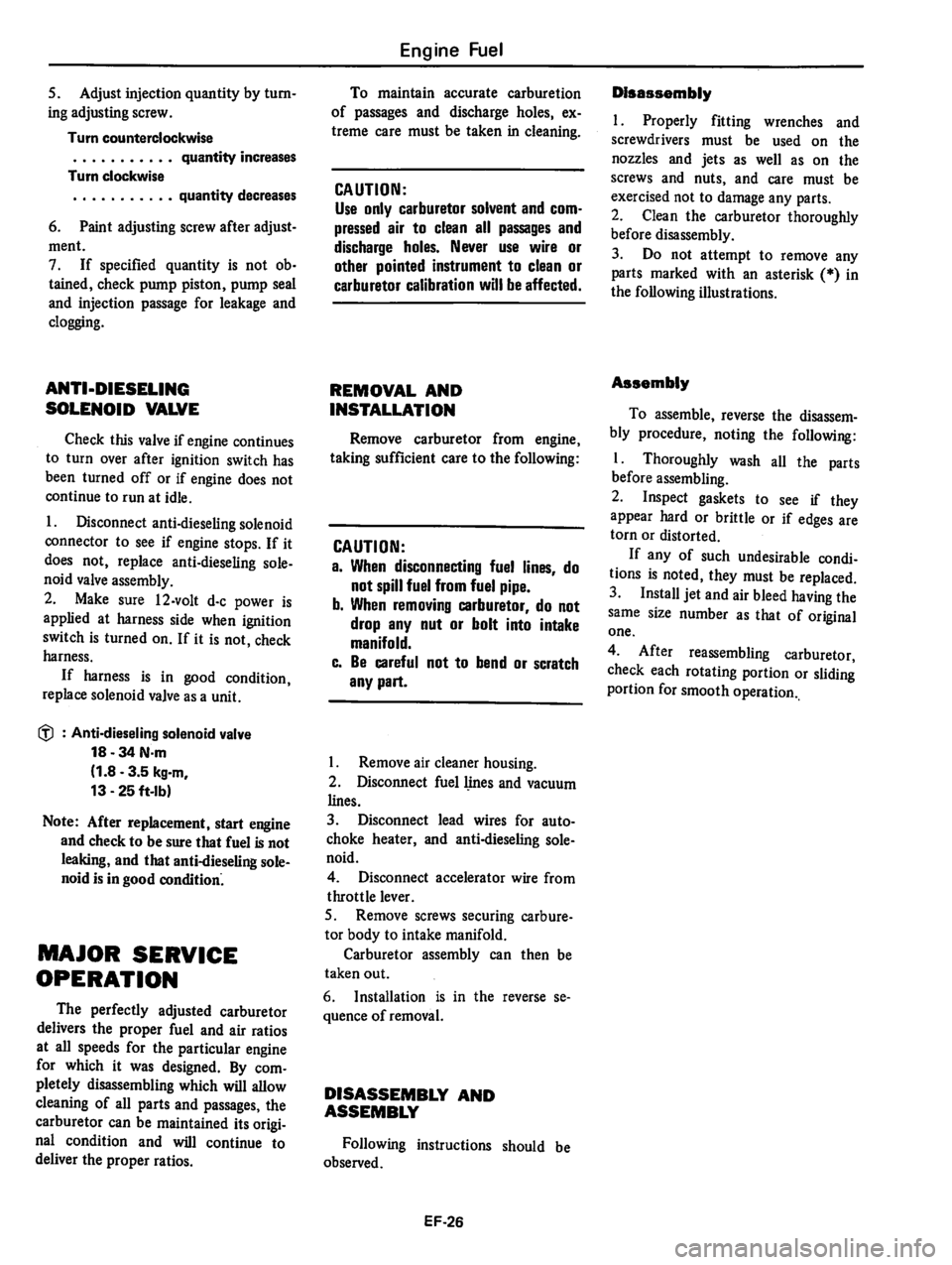 DATSUN 510 1980  Service Repair Manual 
