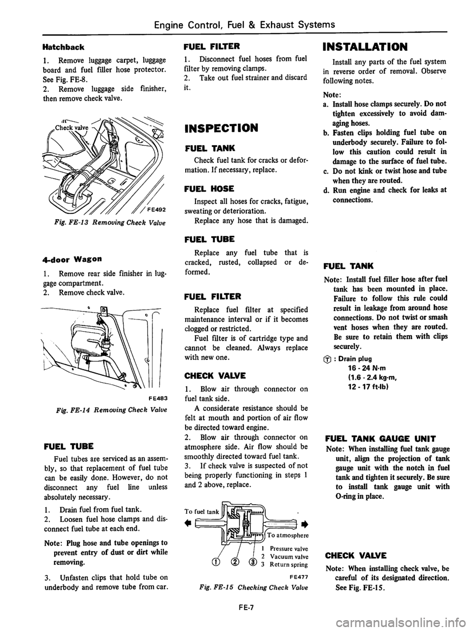 DATSUN 510 1980  Service Repair Manual 