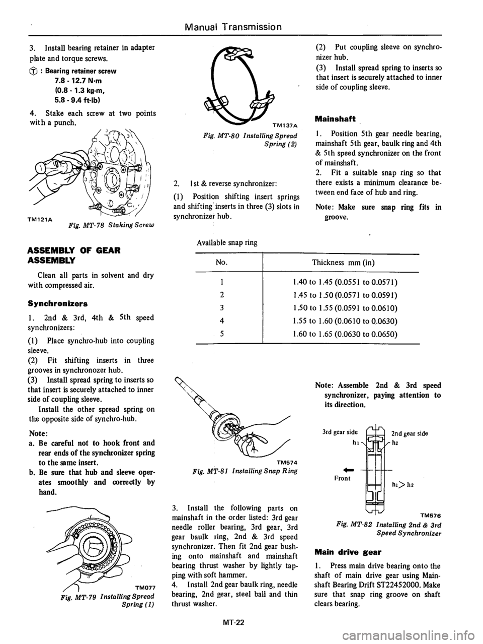 DATSUN 510 1980  Service Repair Manual 