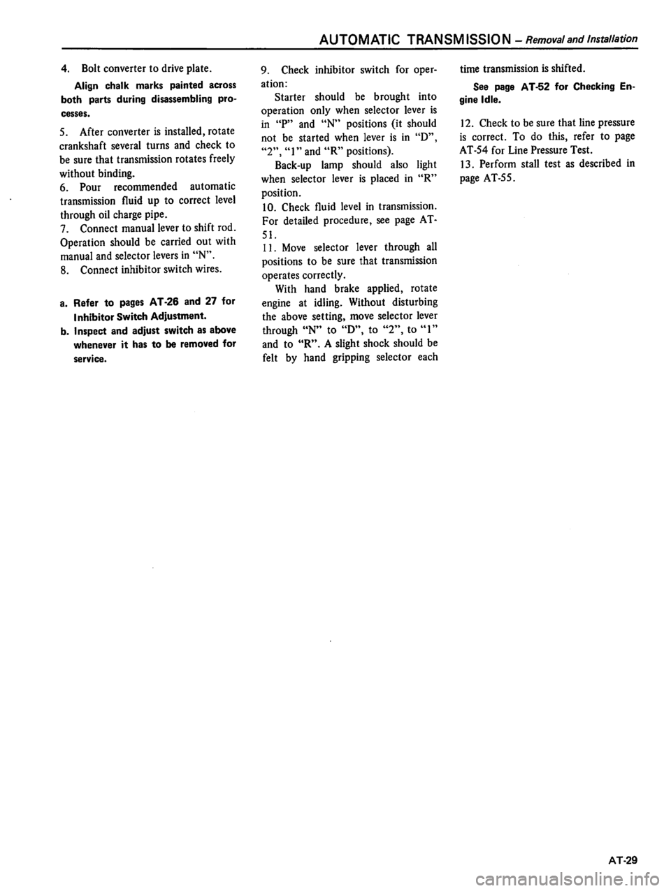 DATSUN 510 1980  Service Repair Manual 