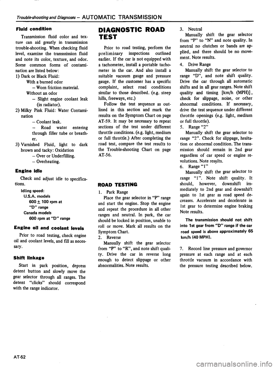 DATSUN 510 1980  Service Repair Manual 