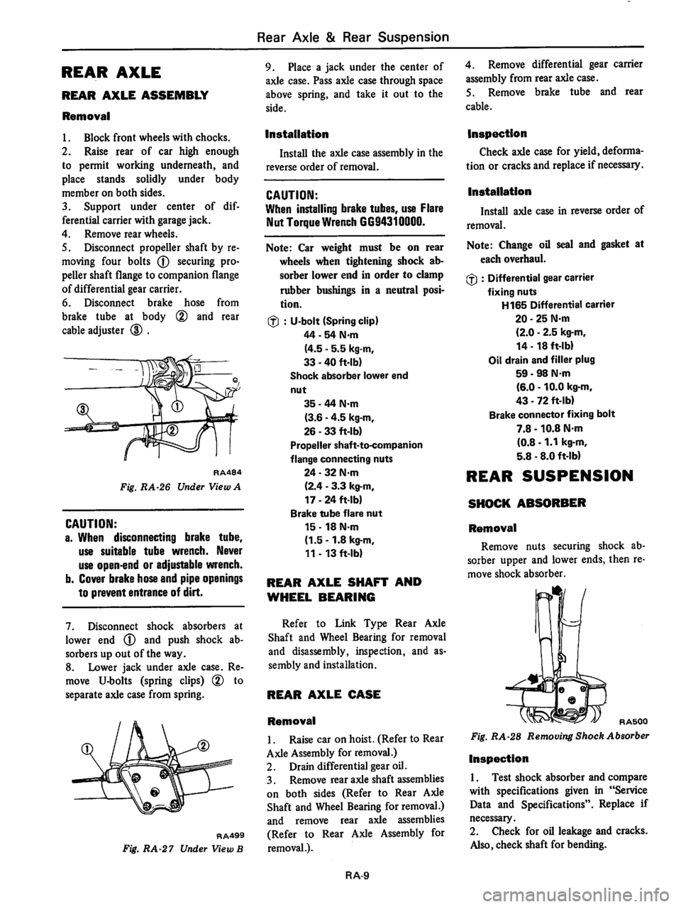 DATSUN 510 1980  Service Repair Manual 