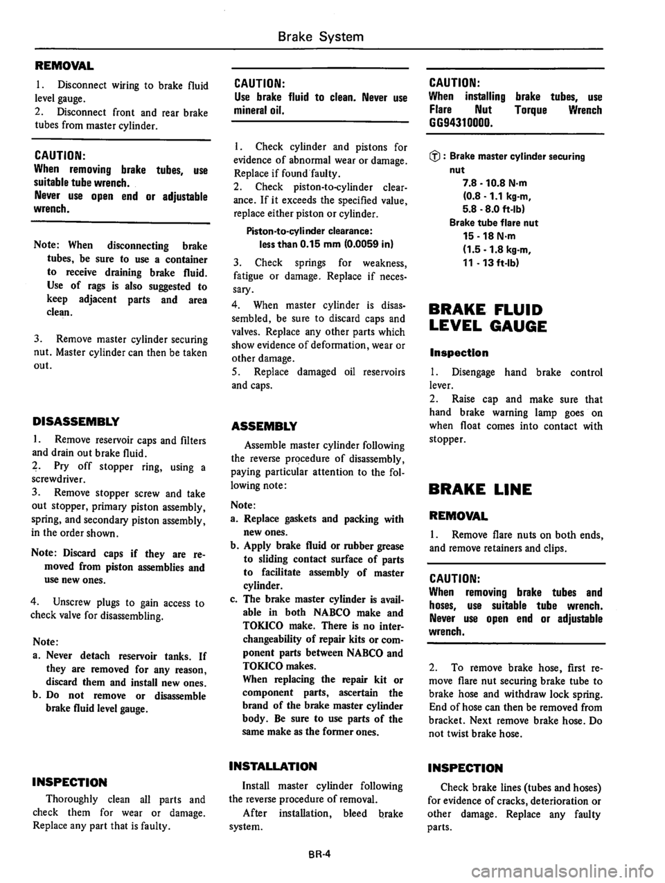 DATSUN 510 1980  Service Repair Manual 