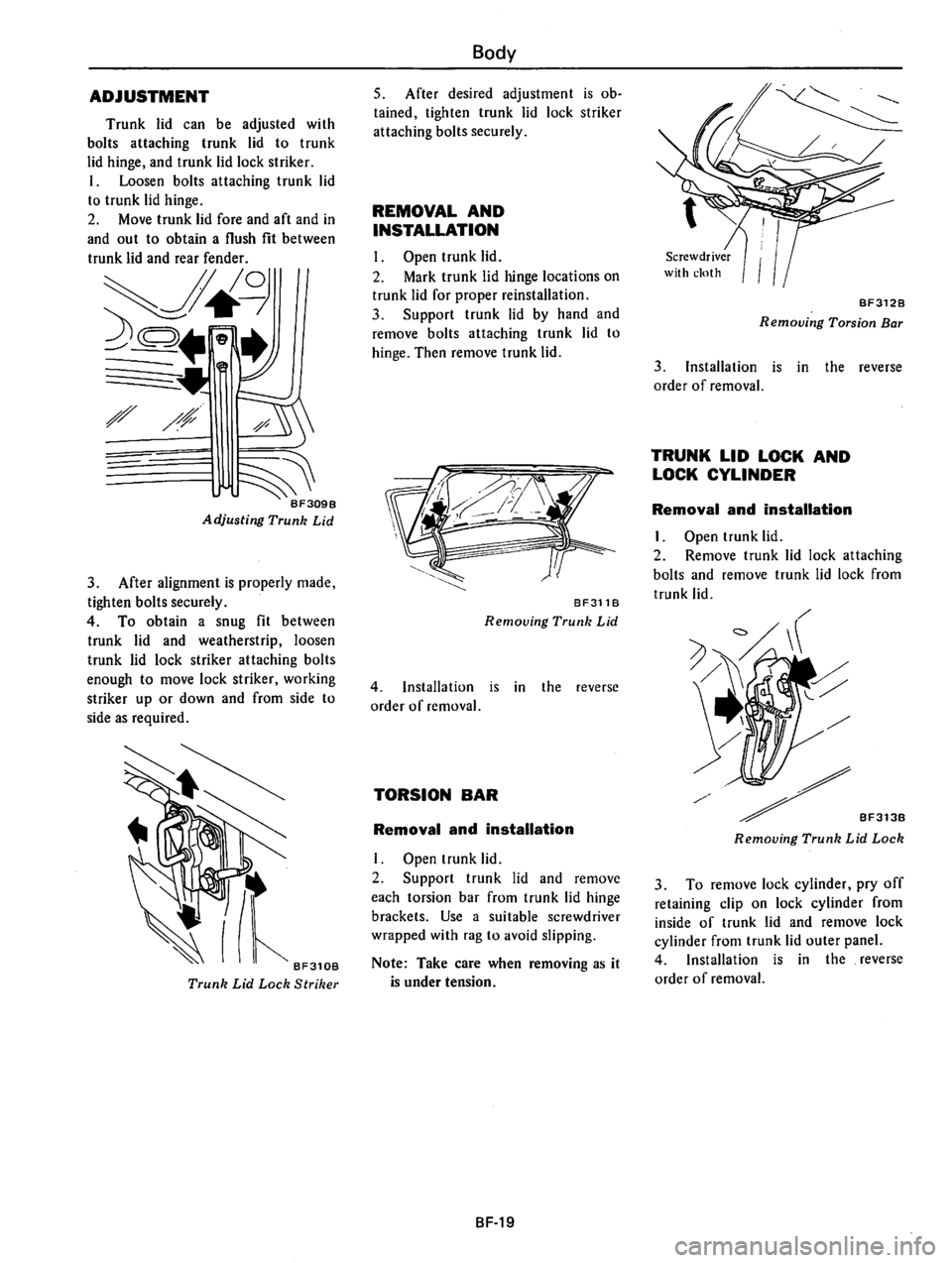 DATSUN 510 1980  Service Repair Manual 