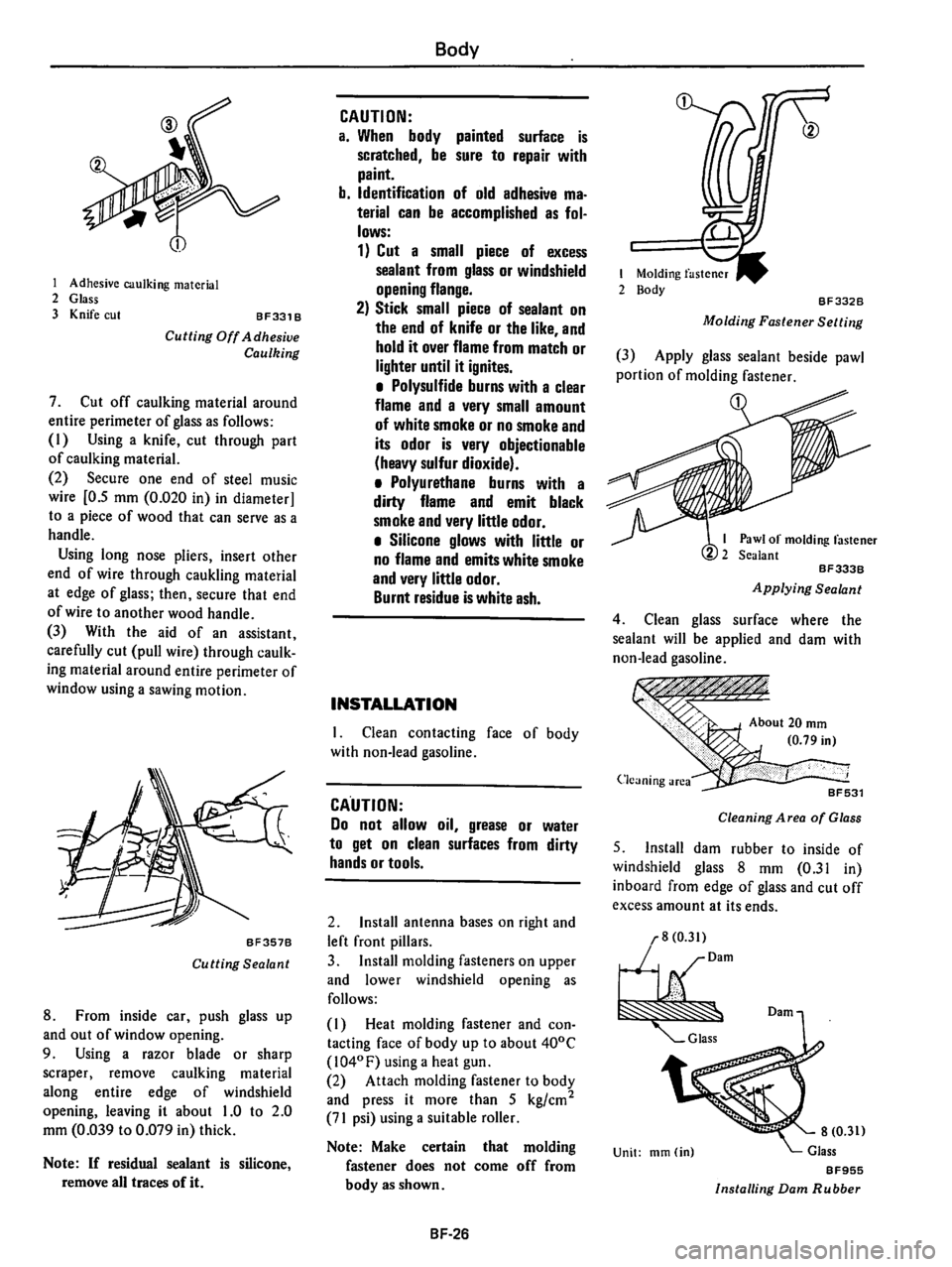 DATSUN 510 1980  Service Repair Manual 