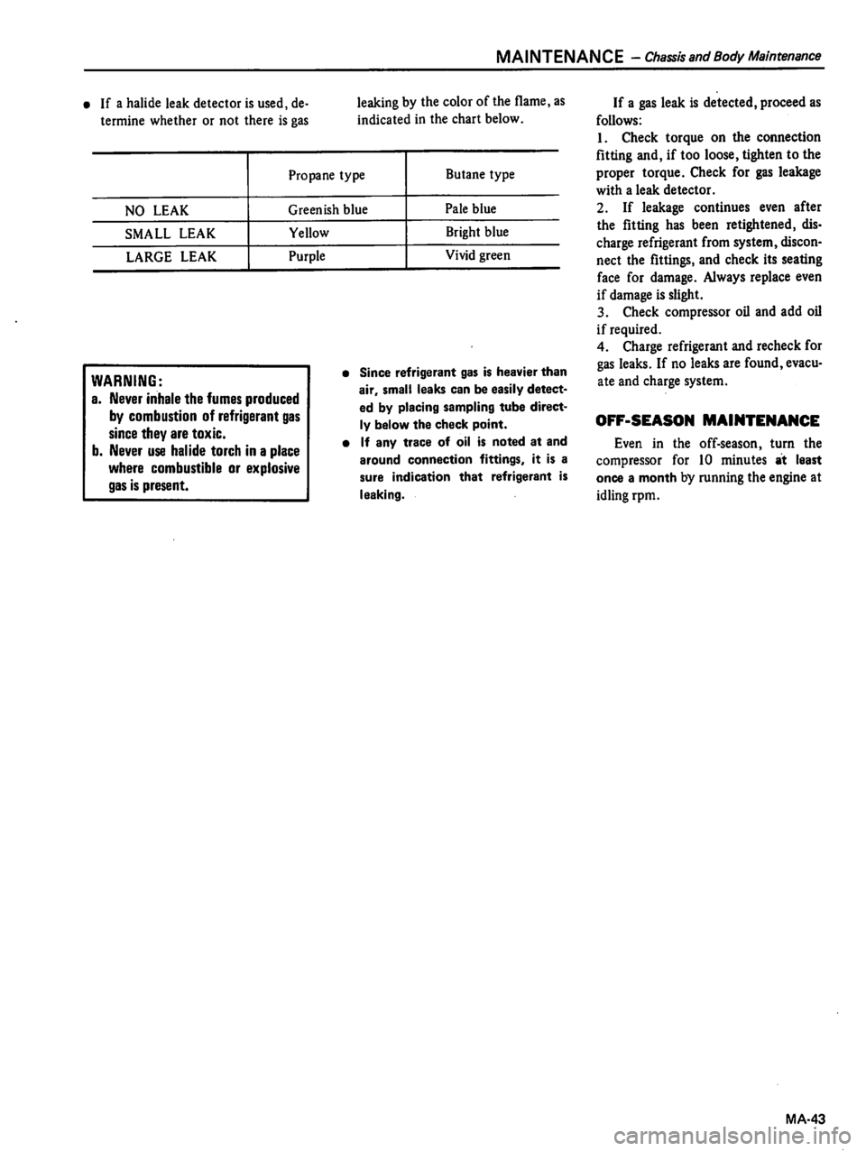 DATSUN 510 1980  Service Repair Manual 