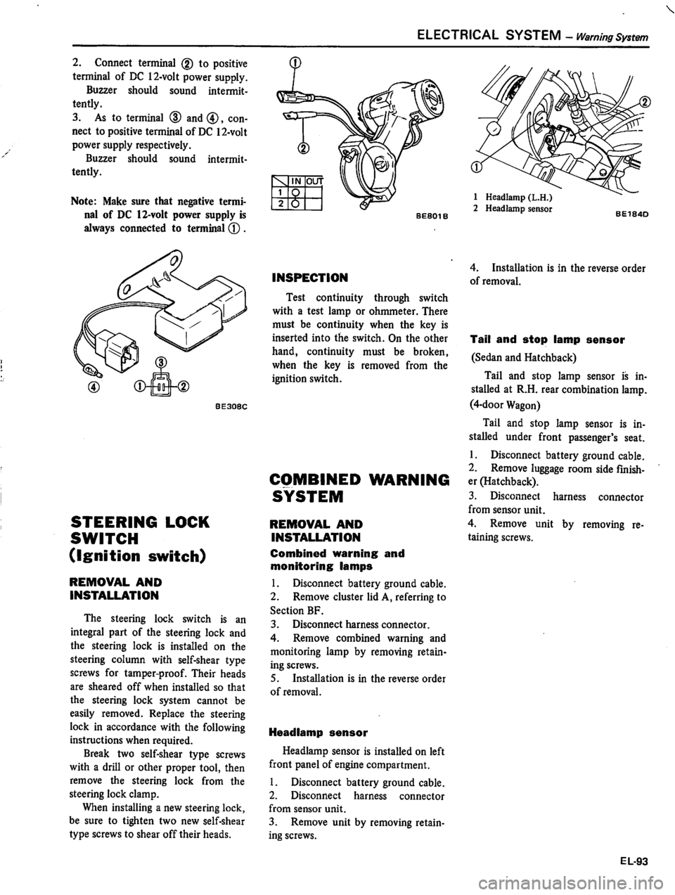 DATSUN 510 1980  Service Repair Manual 