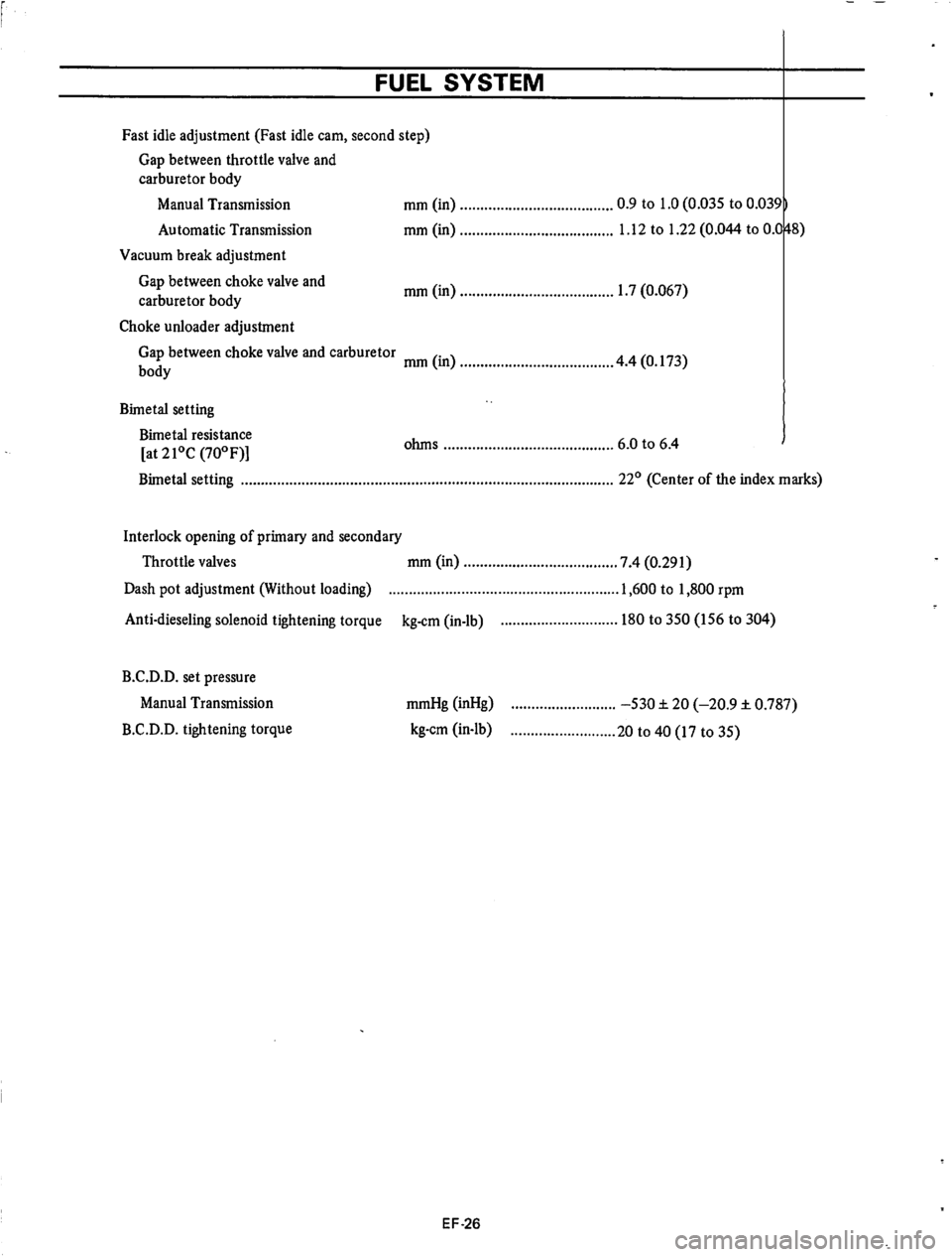 DATSUN 610 1974  Service Manual 