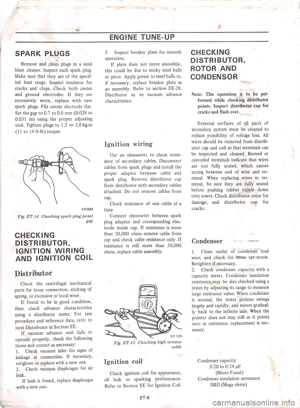 DATSUN 610 1974  Service Manual 