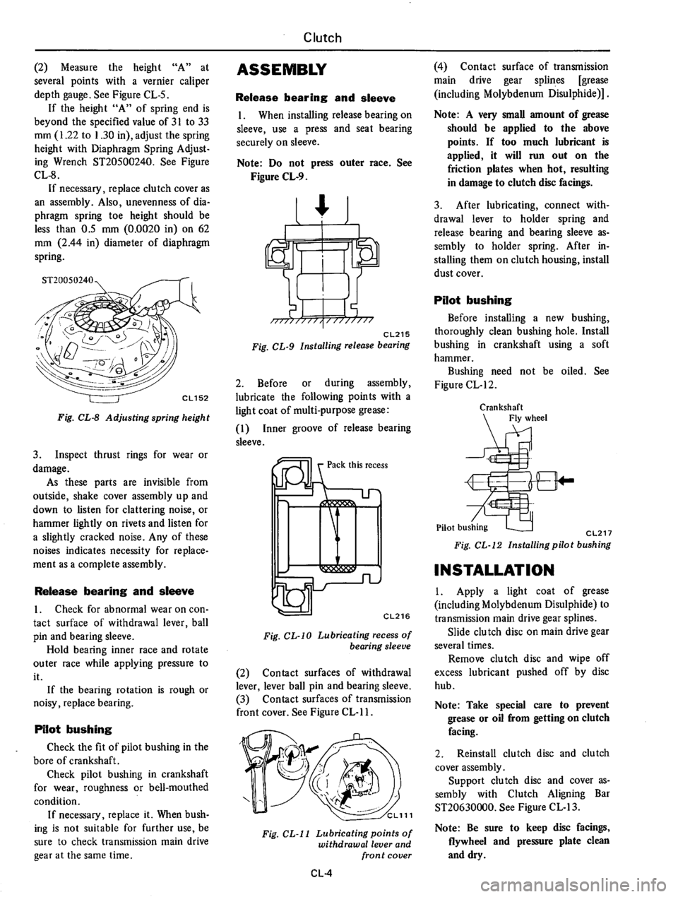 DATSUN 610 1974  Service Manual 