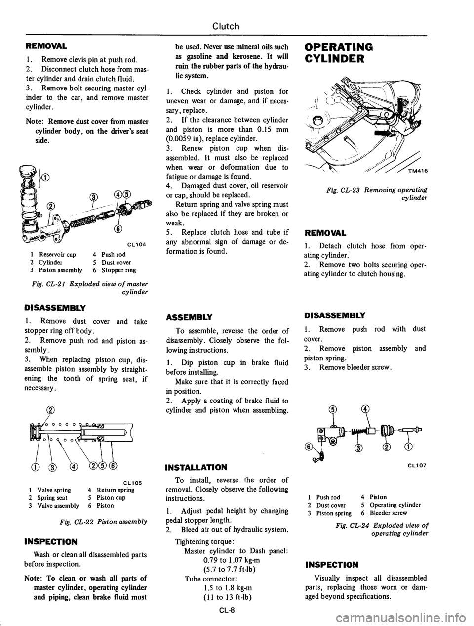 DATSUN 610 1974  Service Manual 