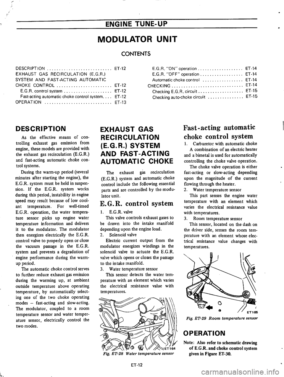 DATSUN 610 1974  Service Manual 