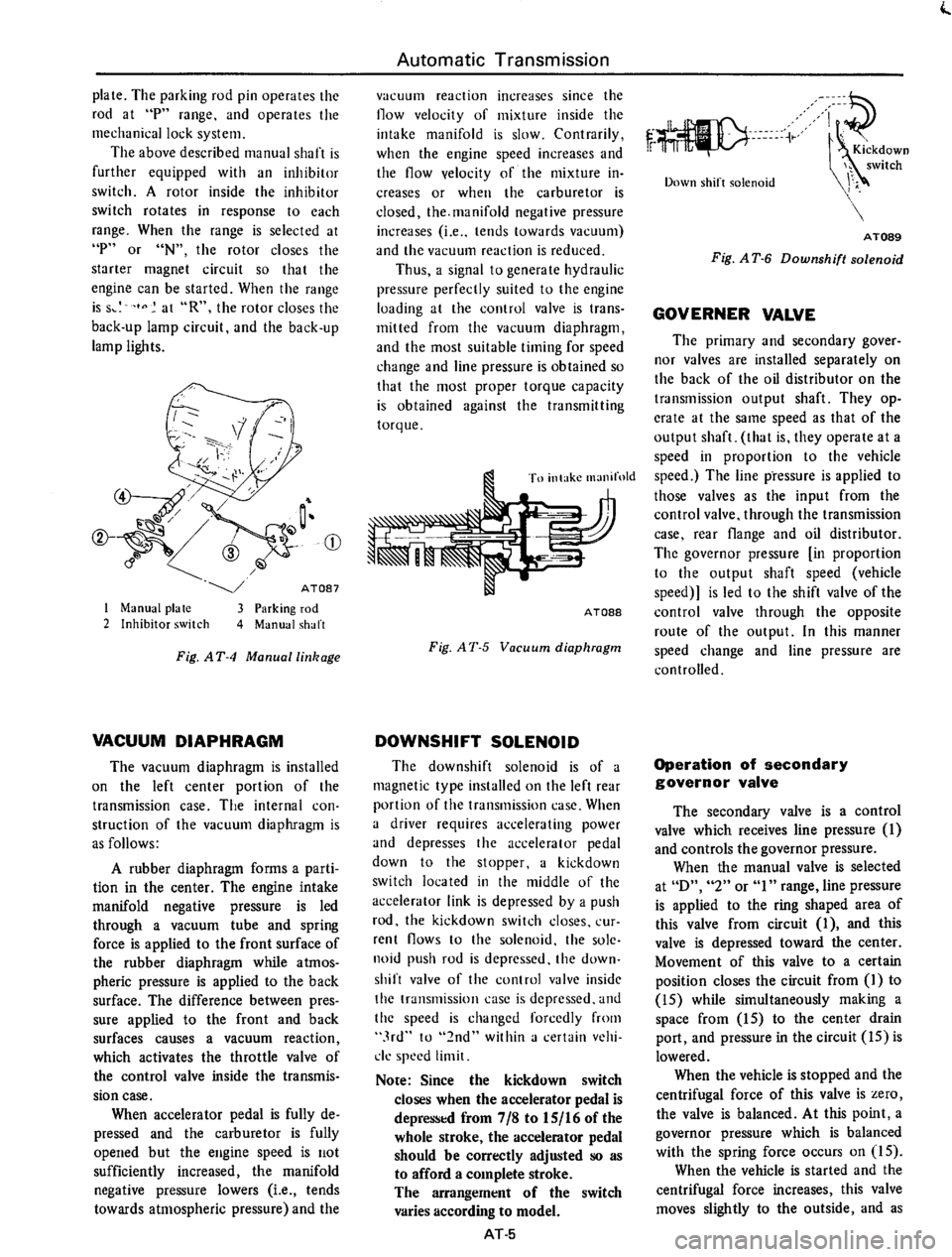 DATSUN 610 1974  Service Manual 