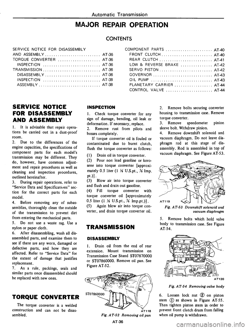 DATSUN 610 1974  Service Manual 