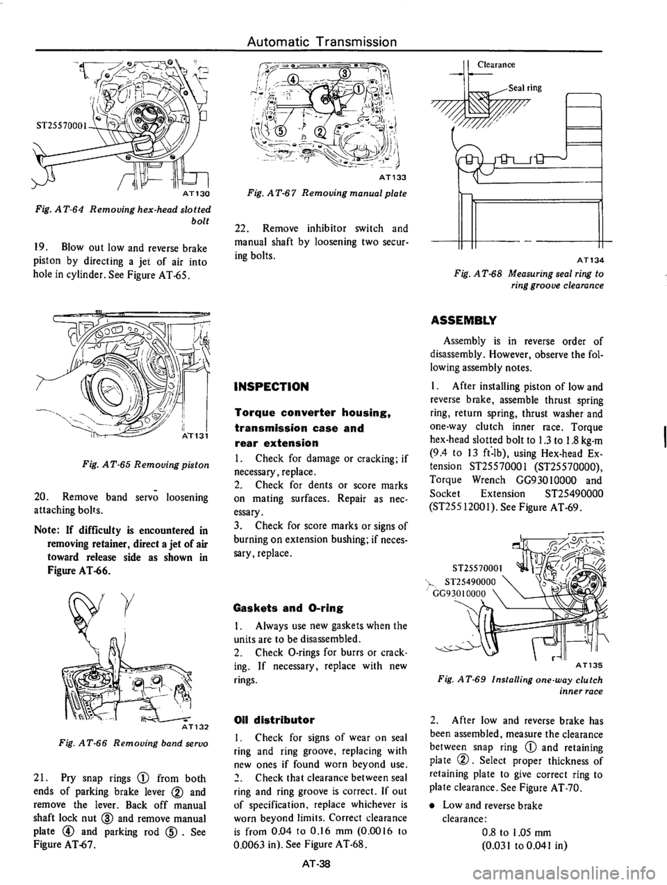 DATSUN 610 1974  Service Manual 