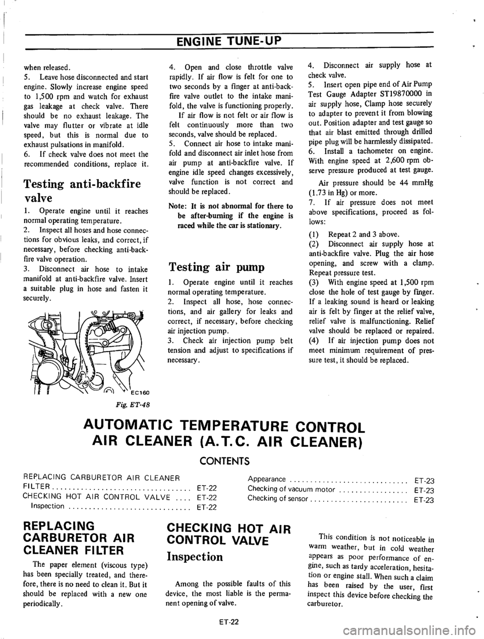 DATSUN 610 1974  Service Manual 
