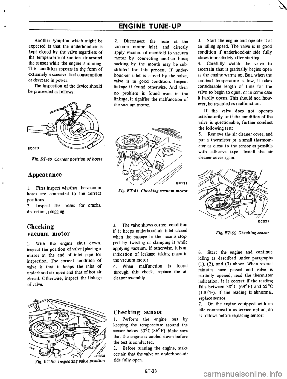 DATSUN 610 1974  Service Manual 