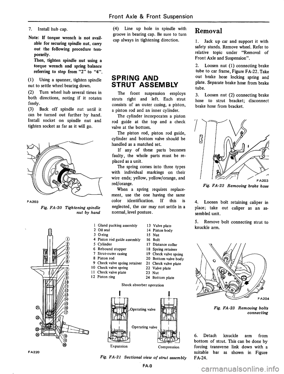 DATSUN 610 1974  Service Manual 