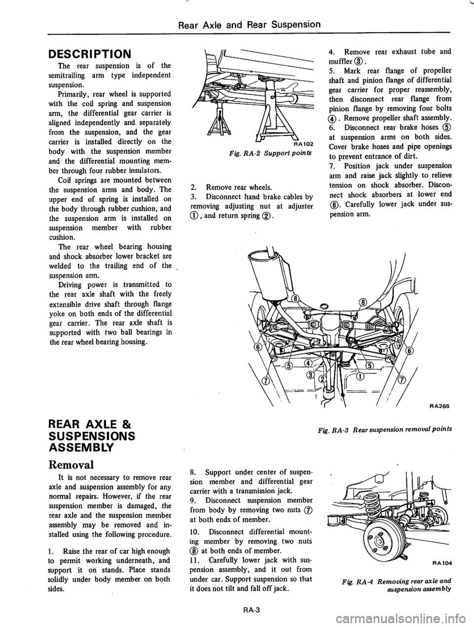 DATSUN 610 1974  Service Manual 