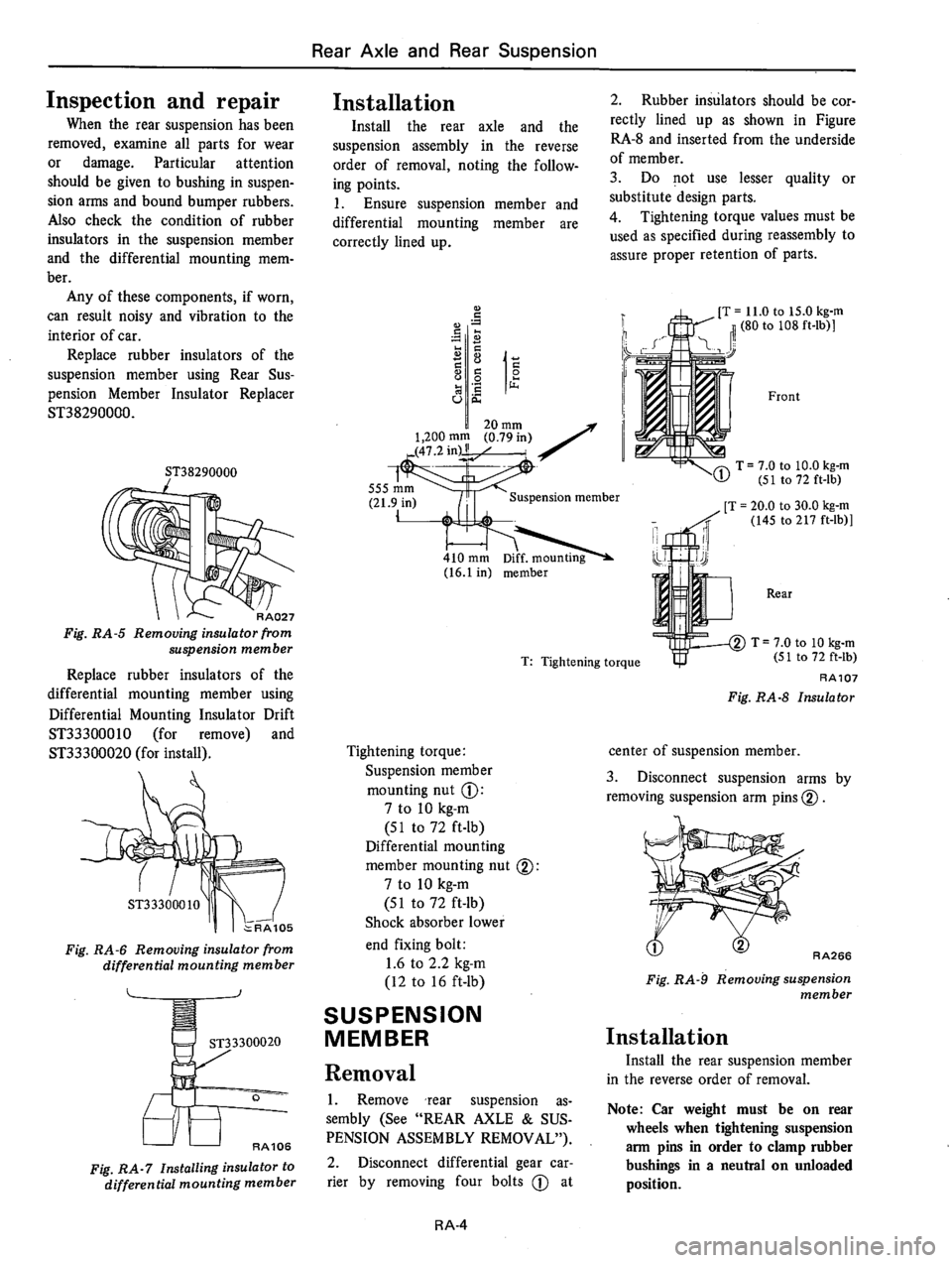 DATSUN 610 1974  Service Manual 