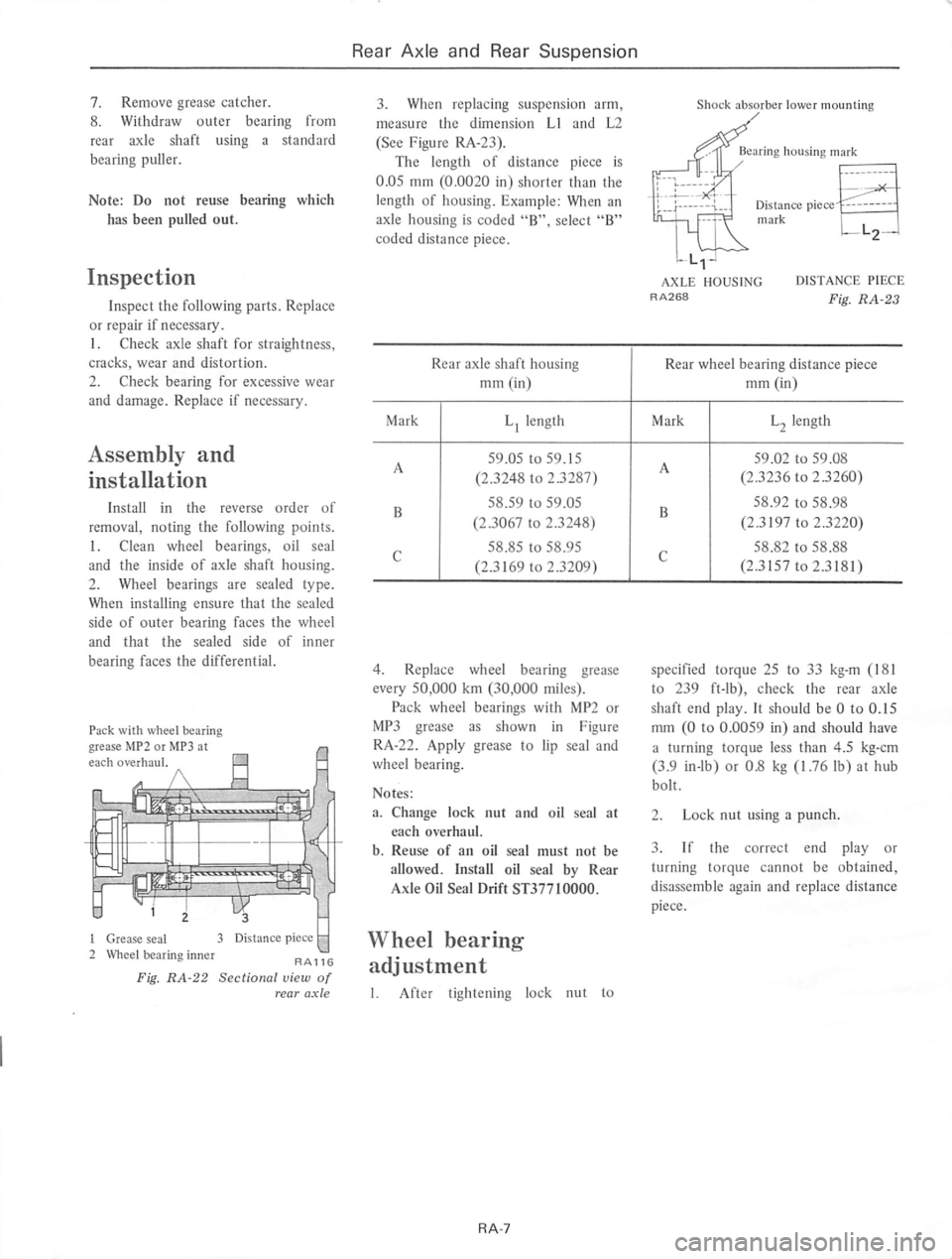 DATSUN 610 1974  Service Manual 