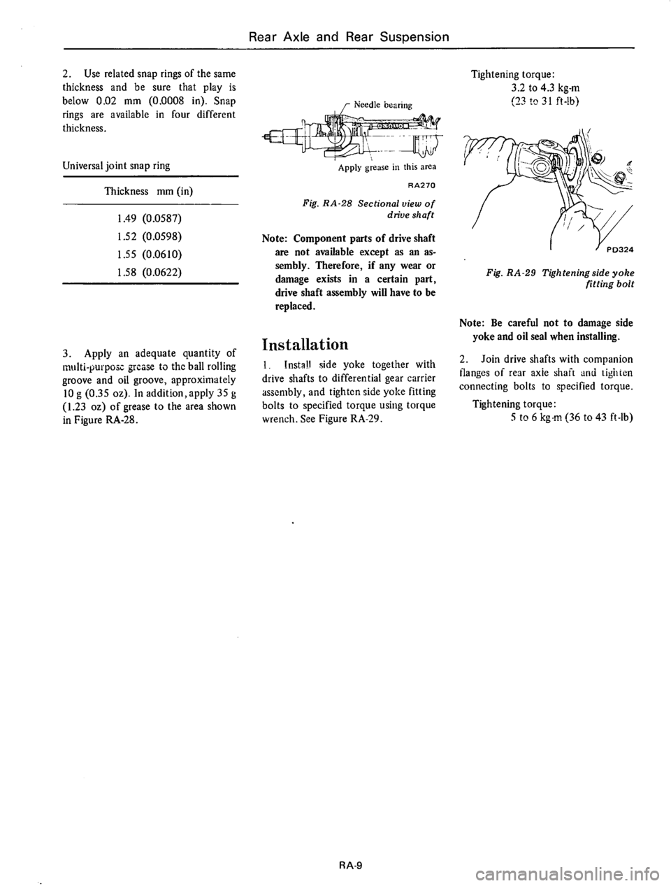 DATSUN 610 1974  Service Manual 