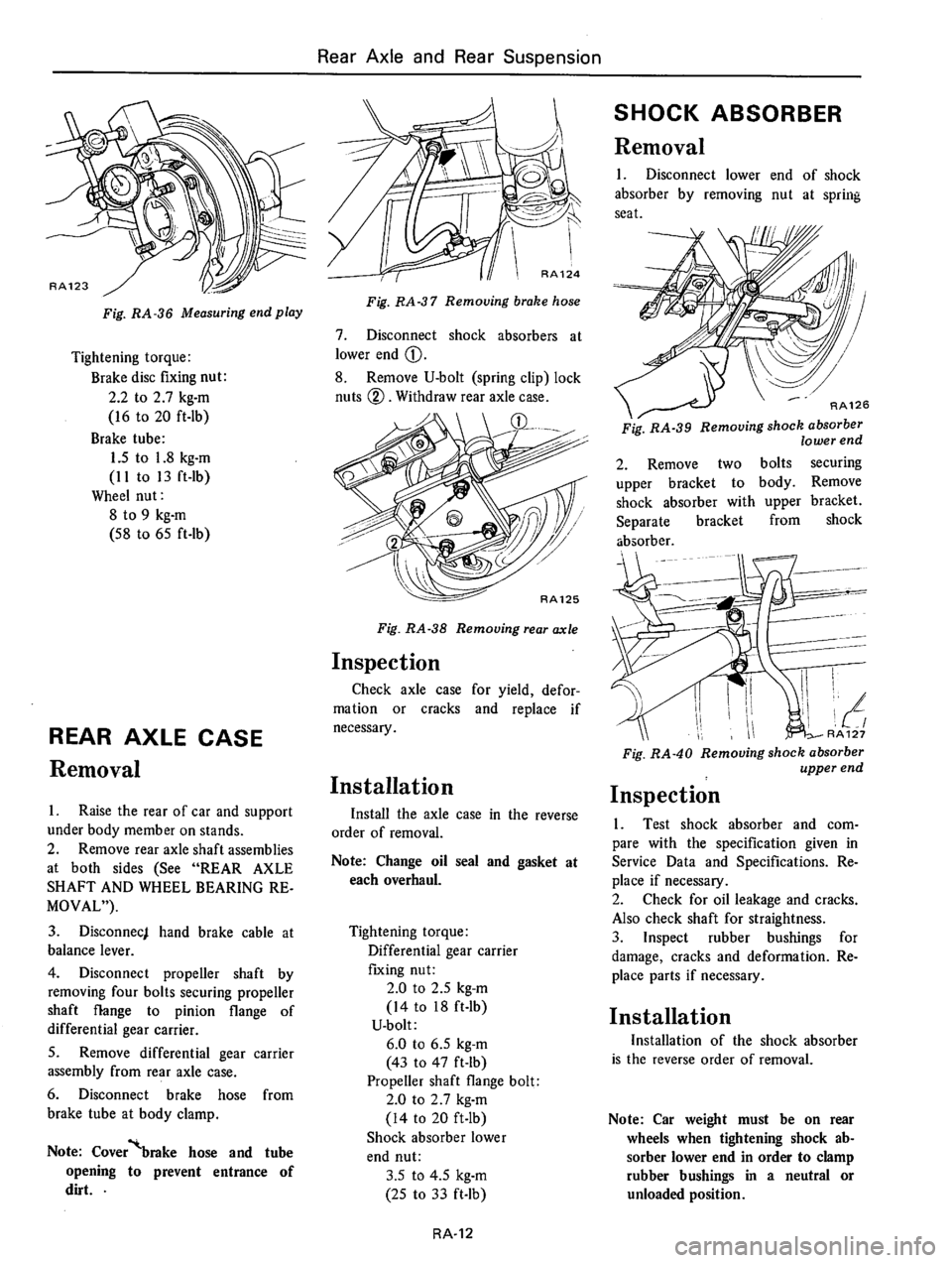 DATSUN 610 1974  Service Manual 