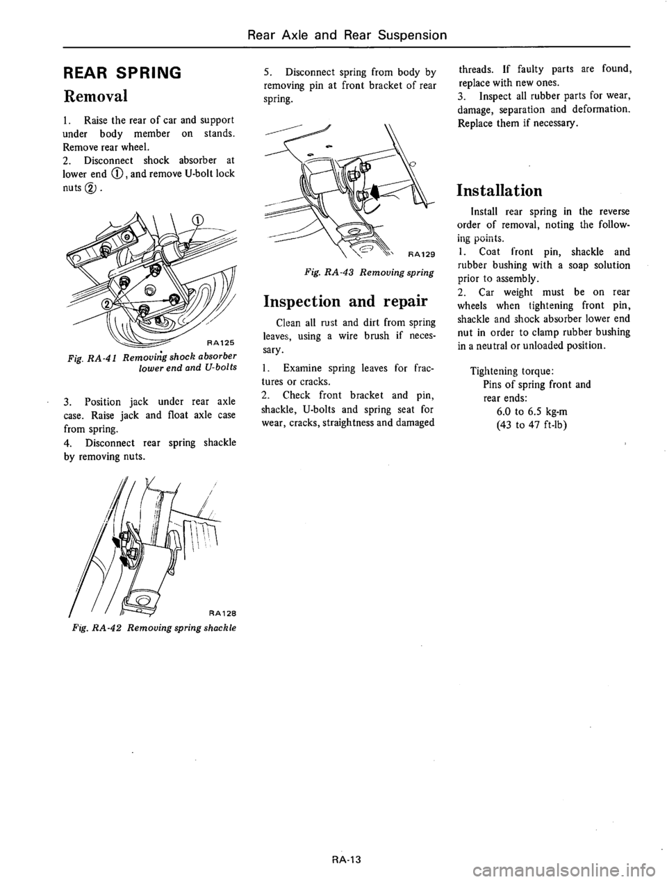DATSUN 610 1974  Service Manual 