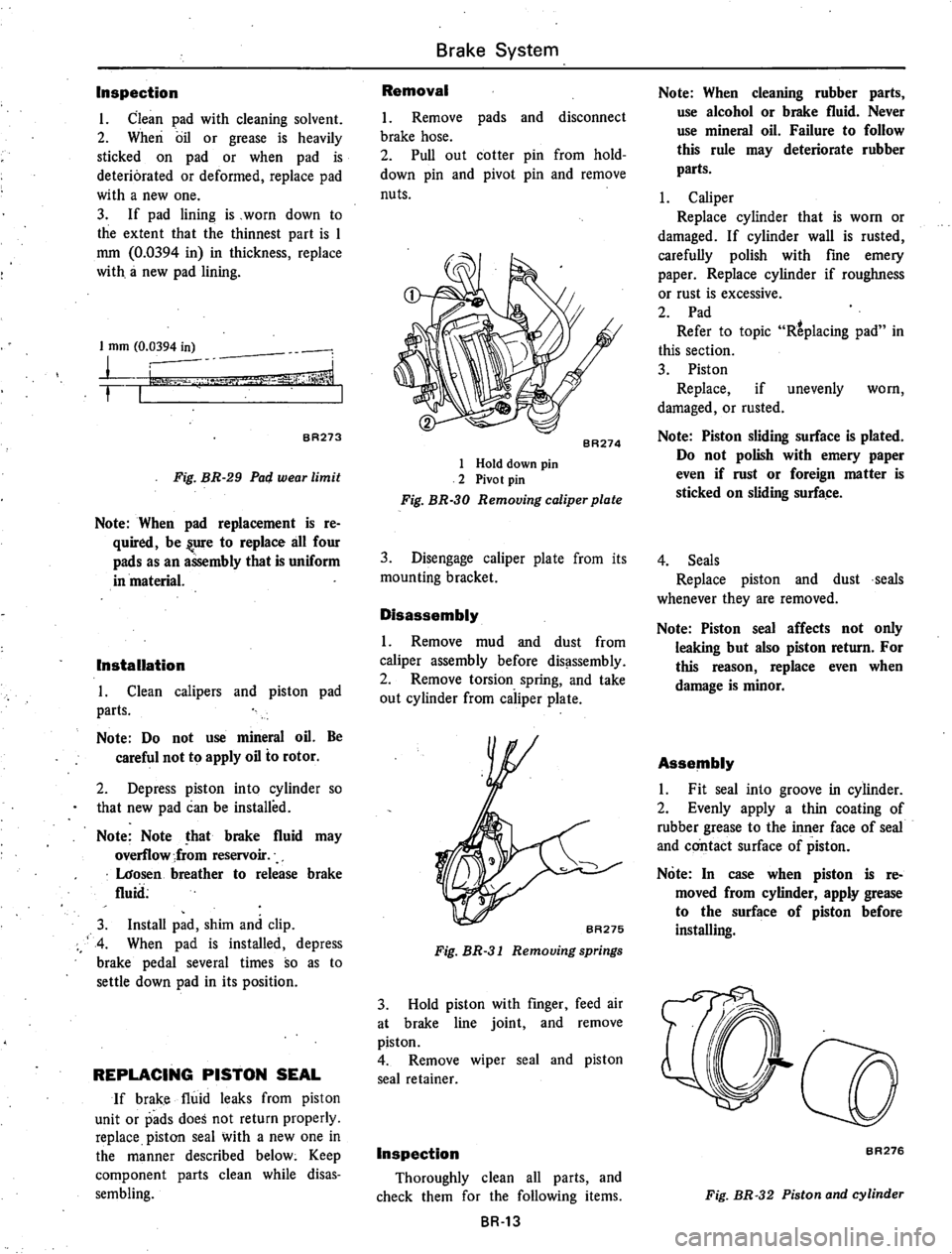 DATSUN 610 1974  Service Manual 