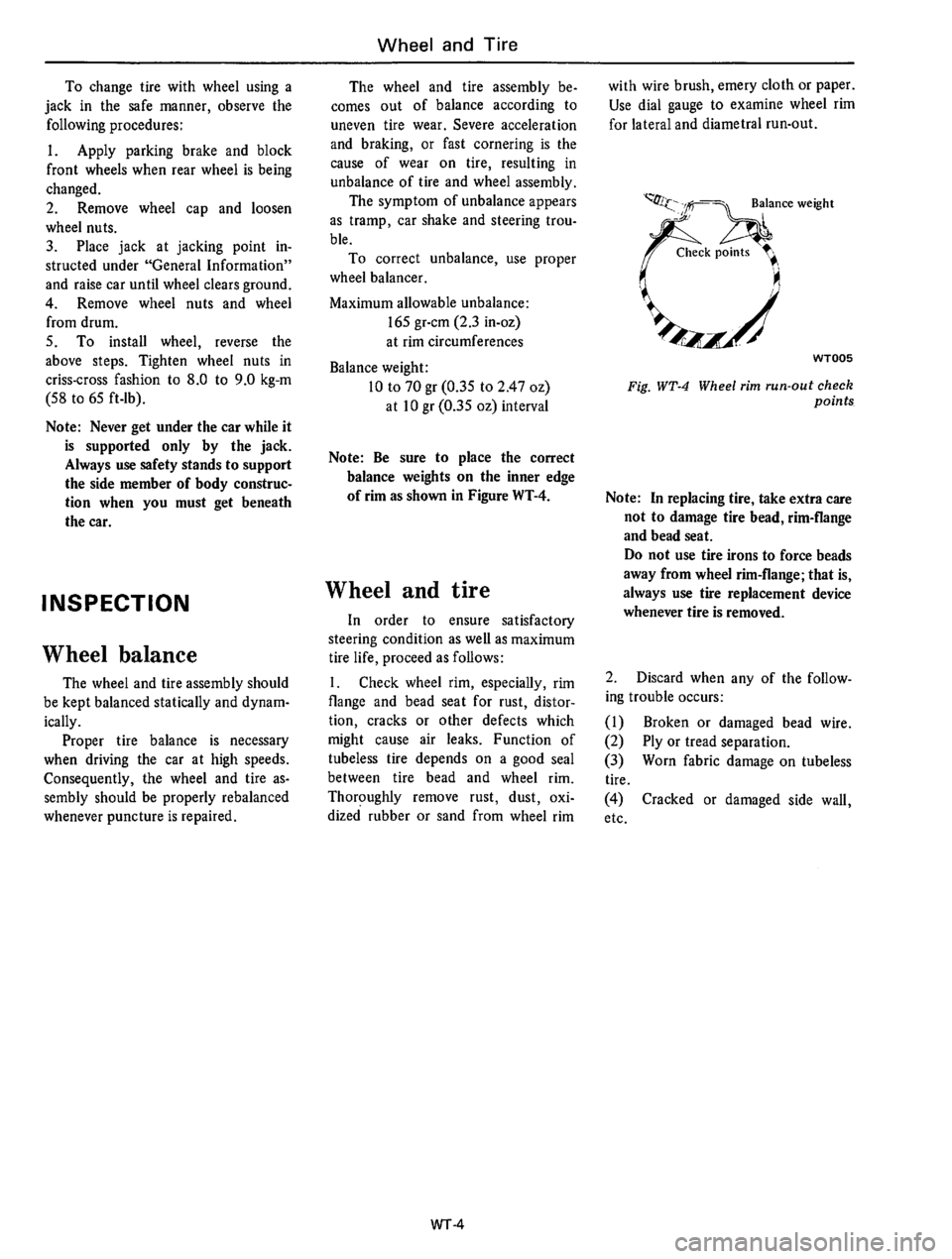 DATSUN 610 1974  Service Manual 